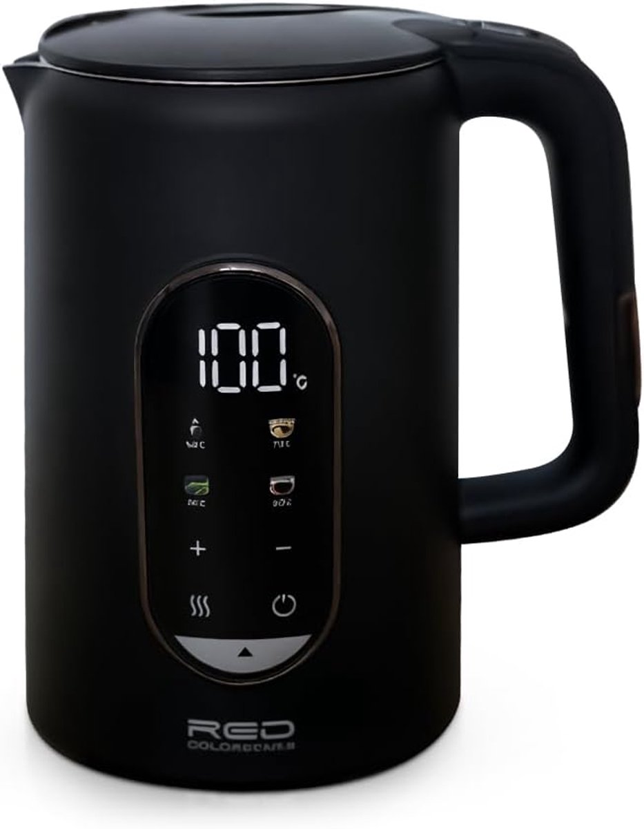 Elektrische Waterkoker - Thee Koker - Snel Water Koken - Digitale Temperatuur Controle - 17 Liter - Zwart