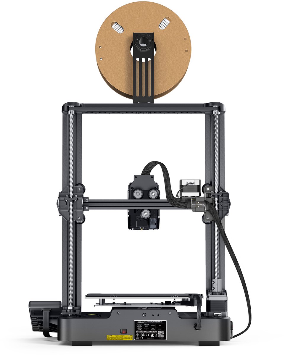 3D Printer – 220x220x250mm Bouwvolume – CR Touch Auto Leveling – Direct Extruder – Dual Z-as – 3,2'' Kleuren Knopscherm