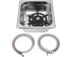 Automatische Cup Rinser - Glazenwasser Bar - Snel Glazen Spoelen - Hogedruk Reiniging - G1/2 Connector - Zilver