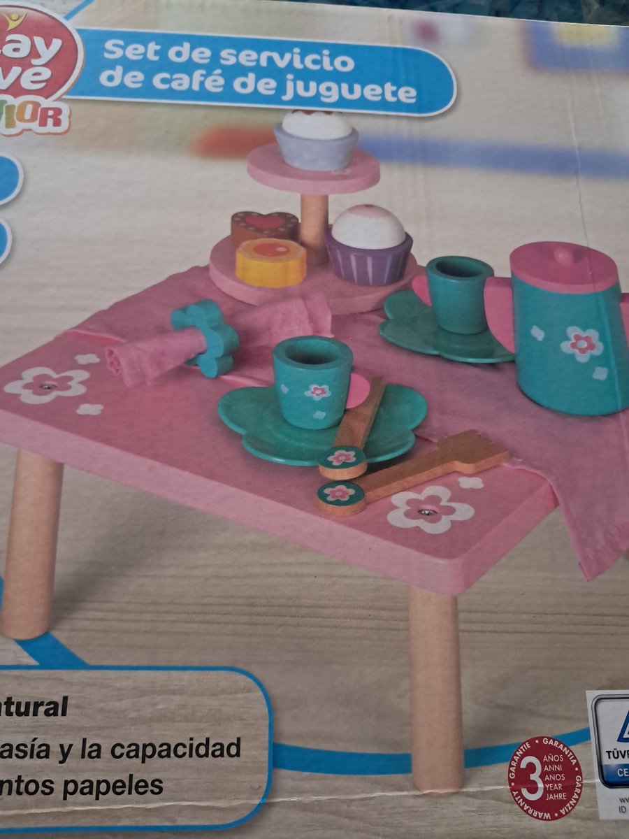 Playtive Afternoon Tea speelset - Hout - 20 delig - Veel accessoires