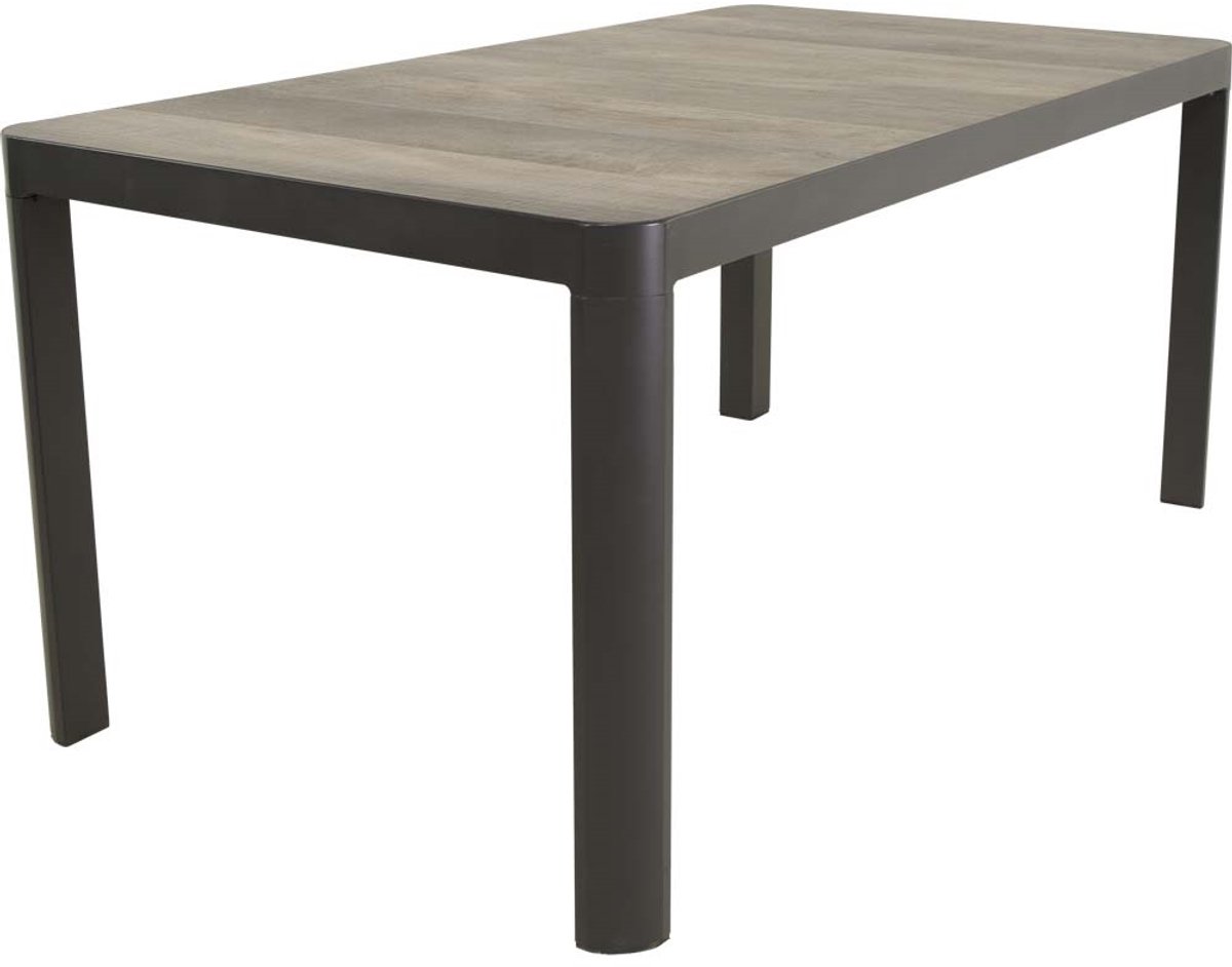 Lesli Living - Tuintafel Castilla - Antraciet - 160x90x74cm