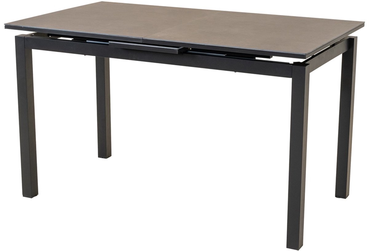Lesli Living - Tuintafel Lagos - Grijs - 130/160x75cm