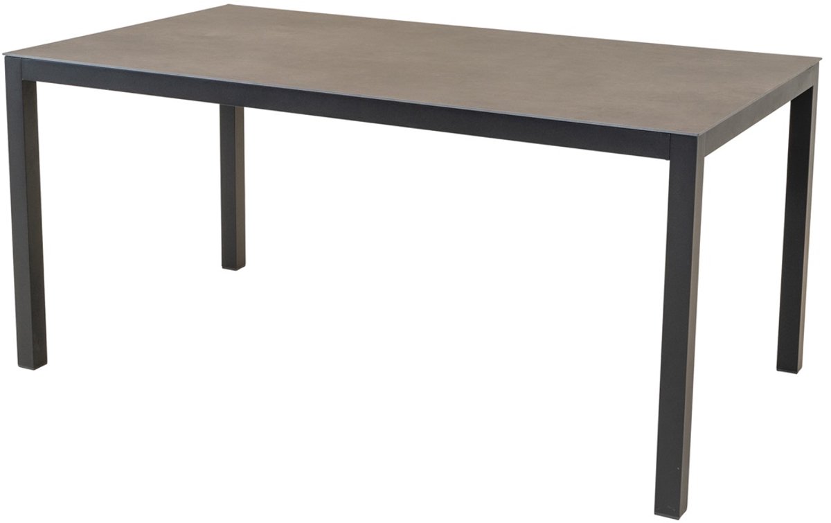 Lesli Living - Tuintafel Lagos - Grijs - 160x90cm