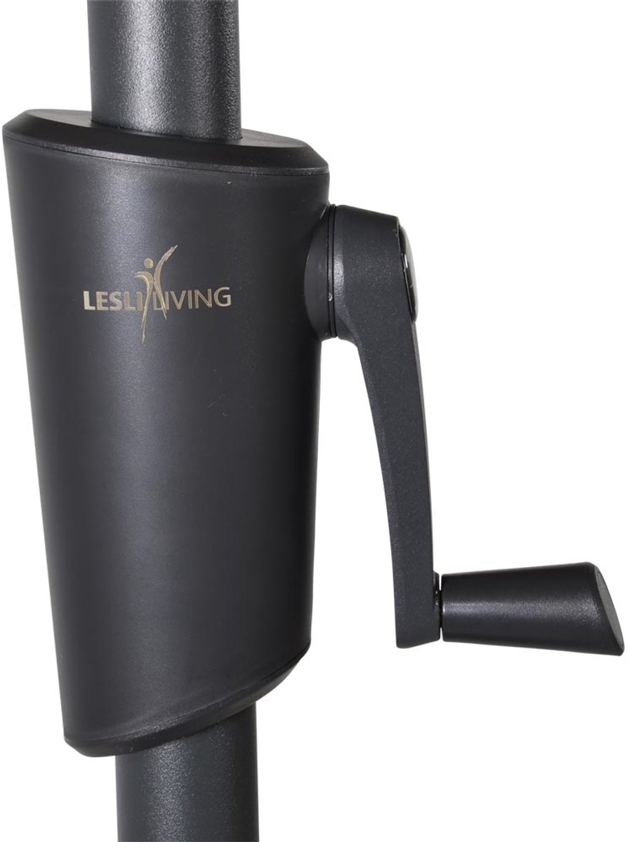Lesli Living - Push-up parasol Libra - Beige - Ø300cm