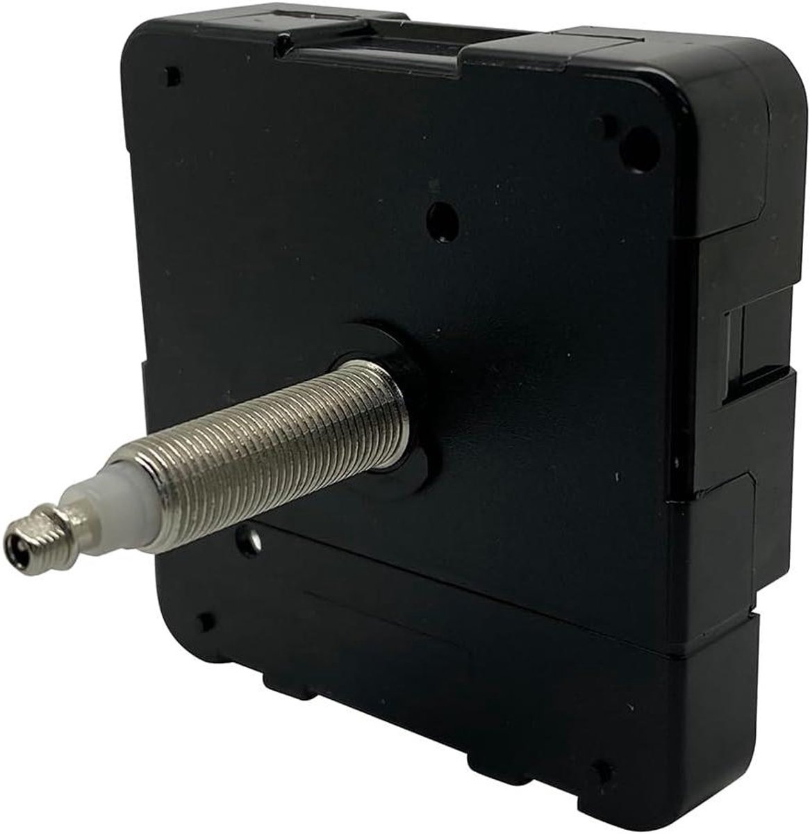 Klok Beweging - Quartz Motor - Klok Reparatie - Niet Tikkend - 24mm Schroefdraad - Zwart