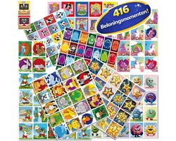 Stammetjes Beloningsstickers Fantasie B – 416 Creatieve Stickers voor Kinderen – Perfect voor Thuis, School en Kinderopvang