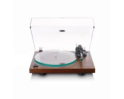 Lenco Platenspeler met Bluetooth - Glazen Draaiplateau - Lenco Expertise lijn - LBT-225WA - Bruin