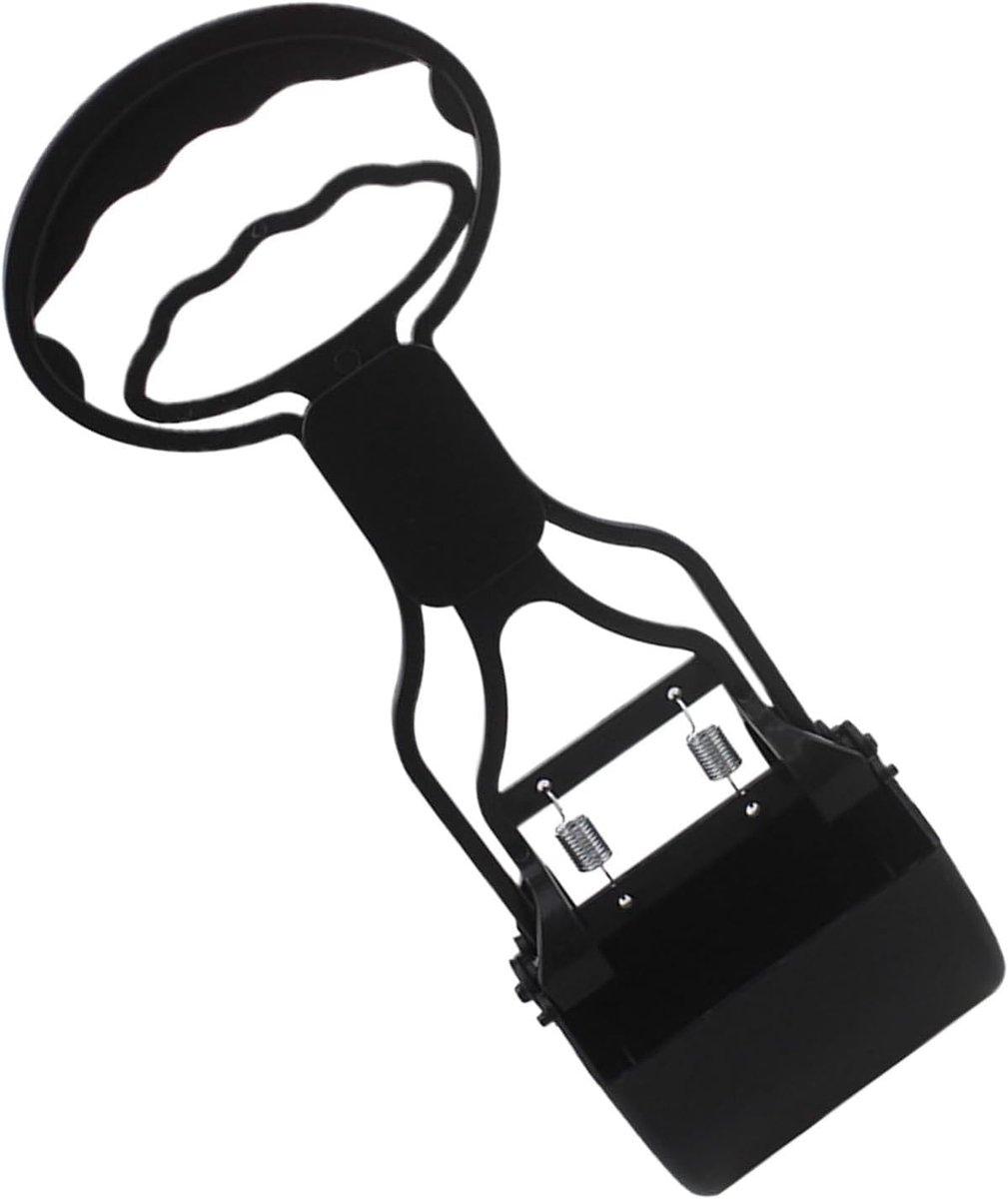 Hondenpoep Grijper - Dierenpoep Tang - Buiten Schoonmaken - Lange Telescoopsteel - 28 x 8.7 cm - Paars Zwart Blauw