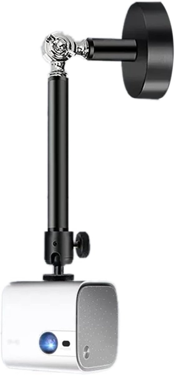 Projector Beugel - Universele Houder - Muurbevestiging Projector - Horizontale Installatie - 240 x 615 mm - Zwart