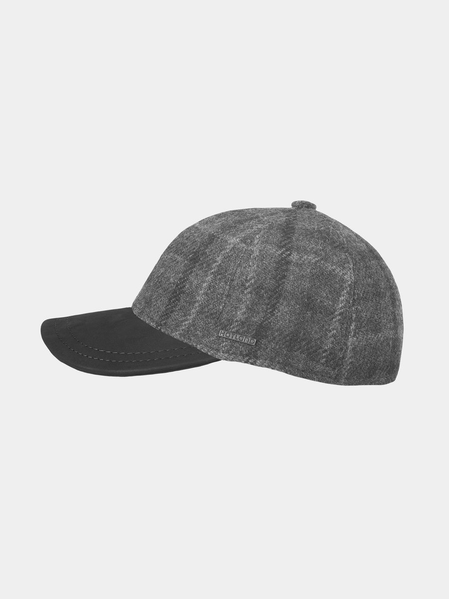 Ezer - Harris Tweed baseball cap - Bruin