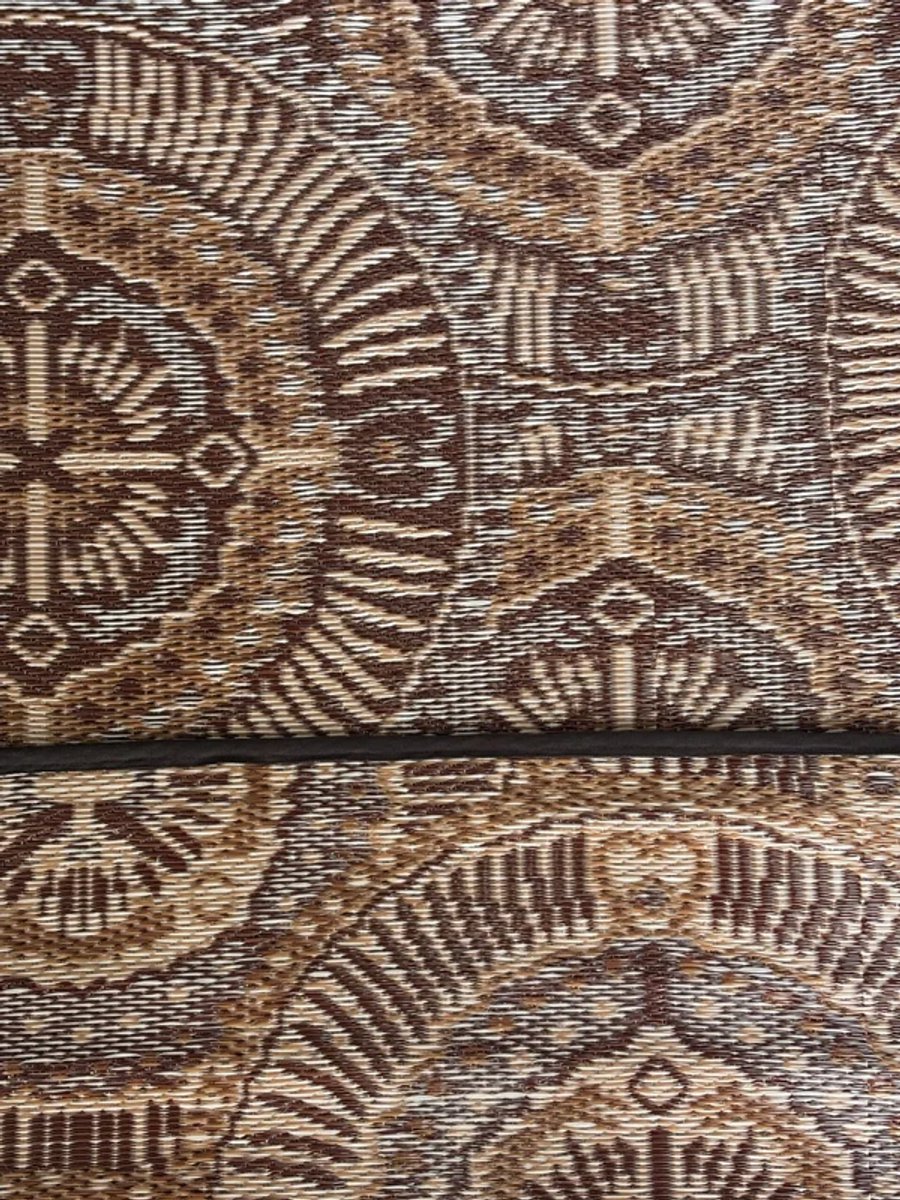 Buitenkleed 180-270cm, bruin/ivoor