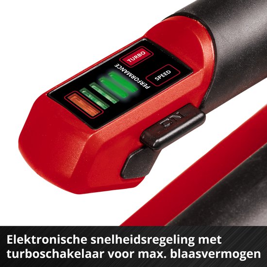 Einhell Accu Bladblazer GP-LB 18/200 Li E Solo - Power X-Change - 18 V/Li-Ion - Blaassnelheid: 200 km/h - Toerentalregeling - Axiale waaiertechnologie - Excl. accu en lader van Einhell — afbeelding 3