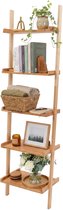 Ladderrek - 189x56 cm - 5 planken - hout