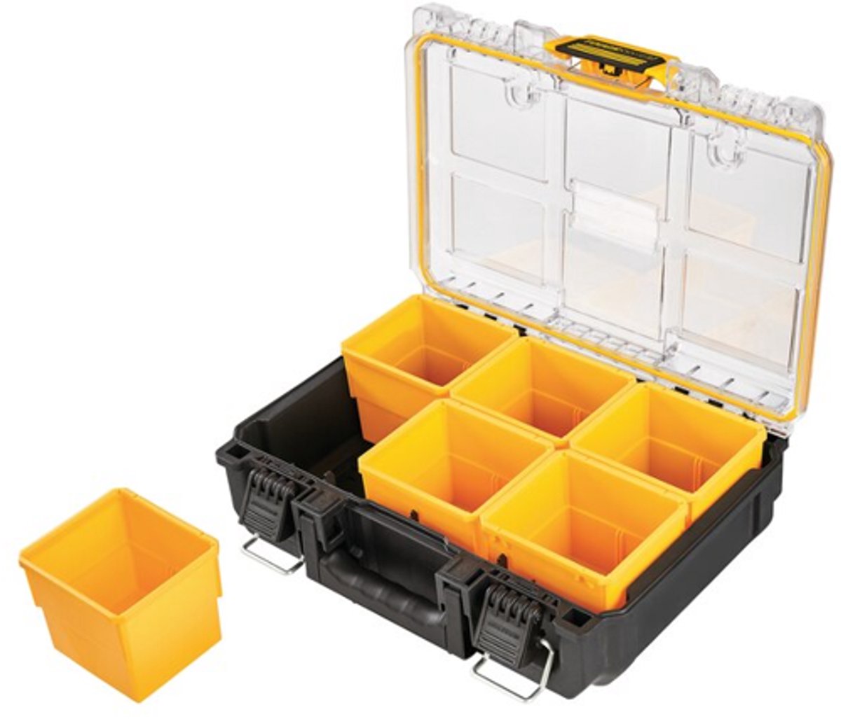 DEWALT ToughSystem 2.0 Halfdiepe Organizer gereedschapskist thumbnail 3