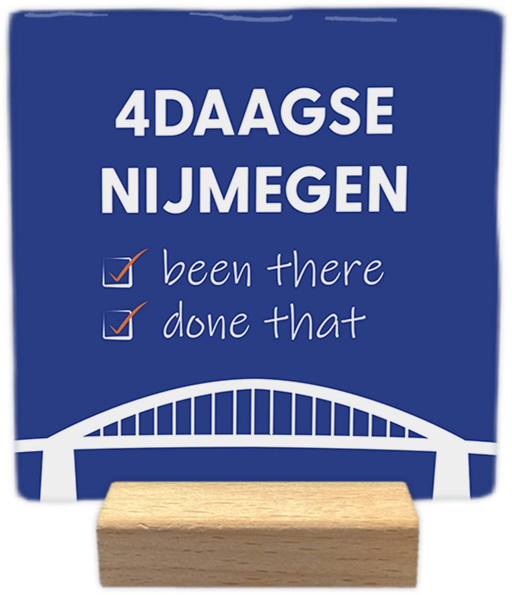4daagse Nijmegen - Keramische decoratie tegel - Vierdaagse