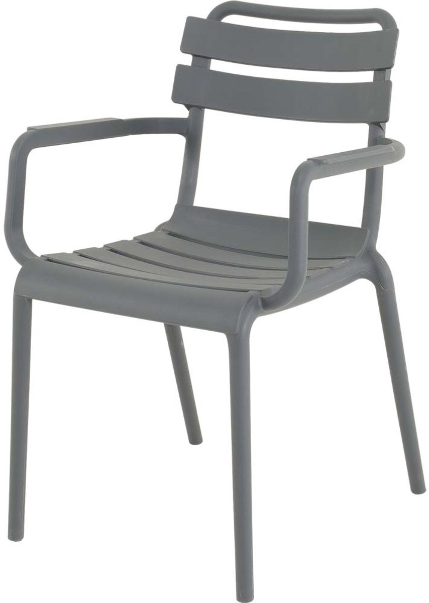 Lesli Living - Bistrostoel Torvi - Grijs - 54x56x81cm