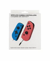 Hand Controller Switch wireless gaming blauw/rood bluetooth, compatible with SWITCH 1