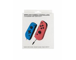 Hand Controller Switch wireless gaming blauw/rood bluetooth, compatible with SWITCH 1