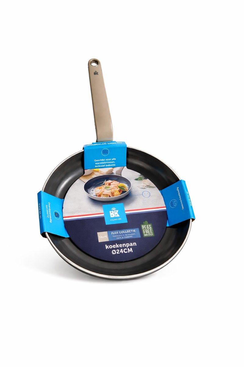 BK Flex - Koekenpan - 24 cm - Braadpan - Keramisch – Koekenpan inductie - PFAS-vrije Antiaanbak - Pannen - Koekenpan - voor Gezond Koken - Pan