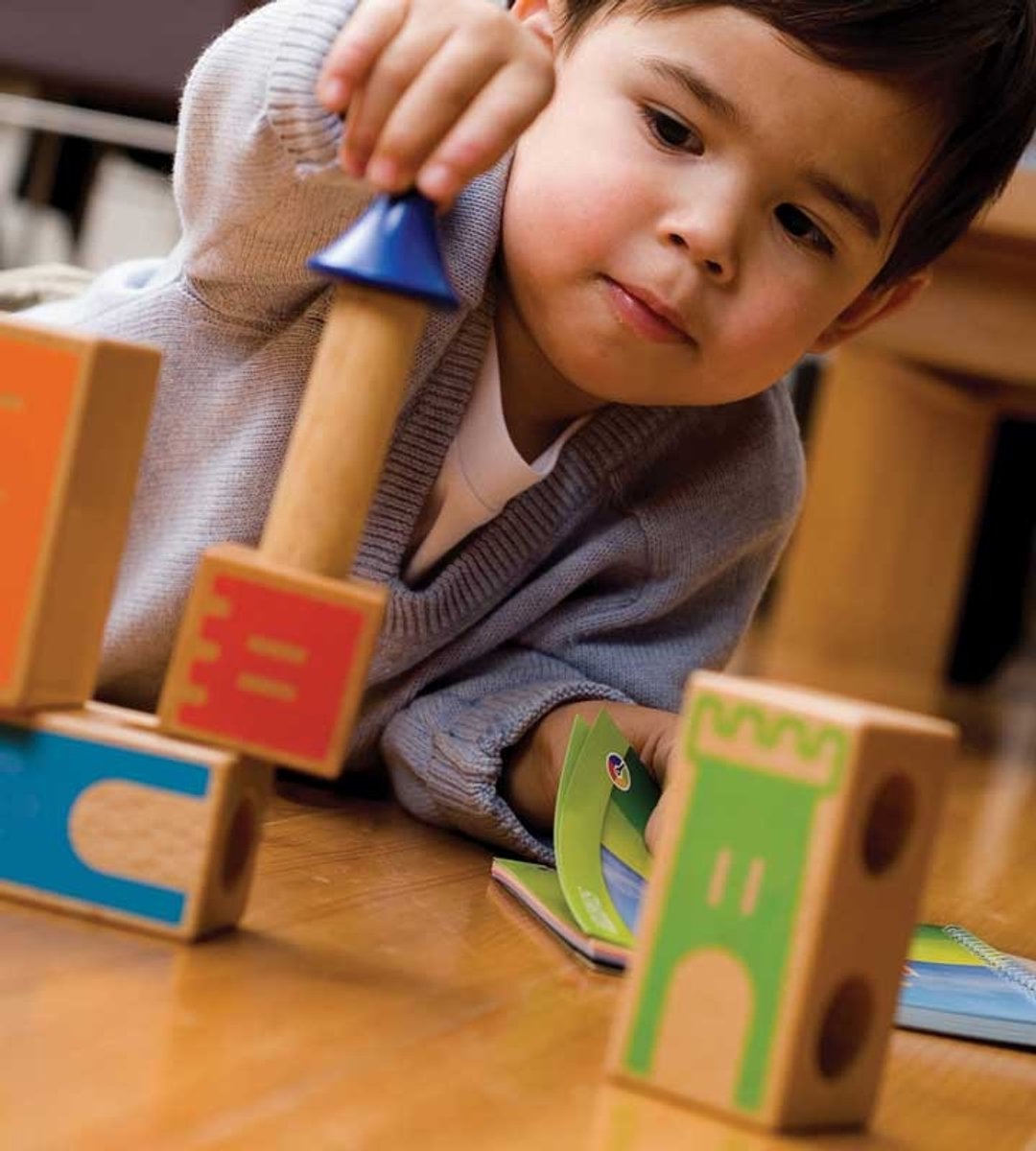 SmartGames Castle Logix - Houten Logisch Denkspel - 48 Ruimtelijke Bouwuitdagingen - Educatief Solospel - Vanaf 3 Jaar — afbeelding 8