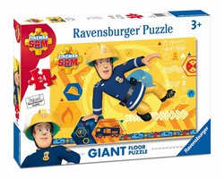 Ravensburger puzzel vloerlegpuzzel Brandweerman Sam 24 stukjes kinderpuzzel.