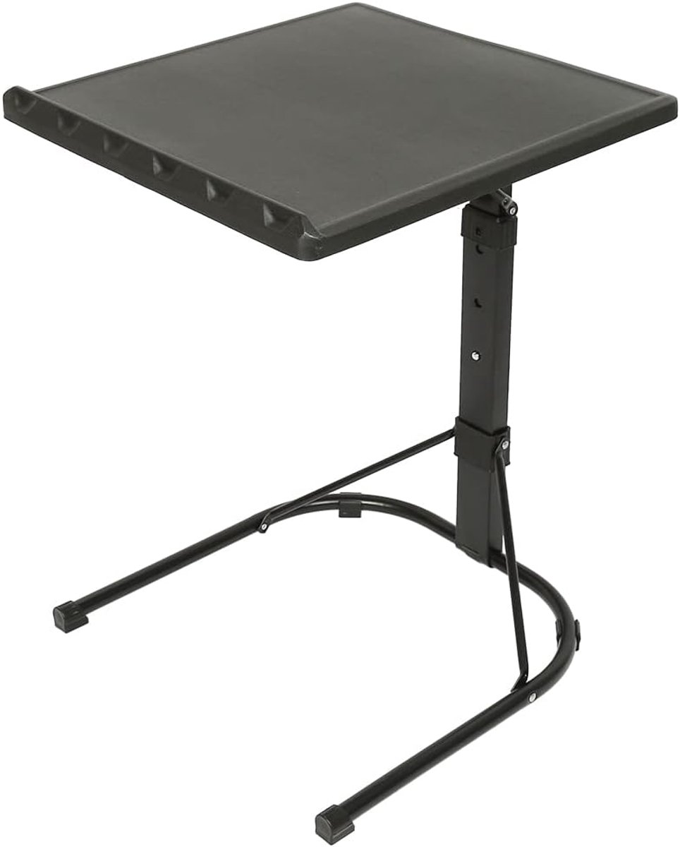 Verstelbaar Laptopbureau - Inklapbare Tafel - Thuiswerken Bed - In Hoogte Verstelbaar - 43x43x69 cm - Zwart