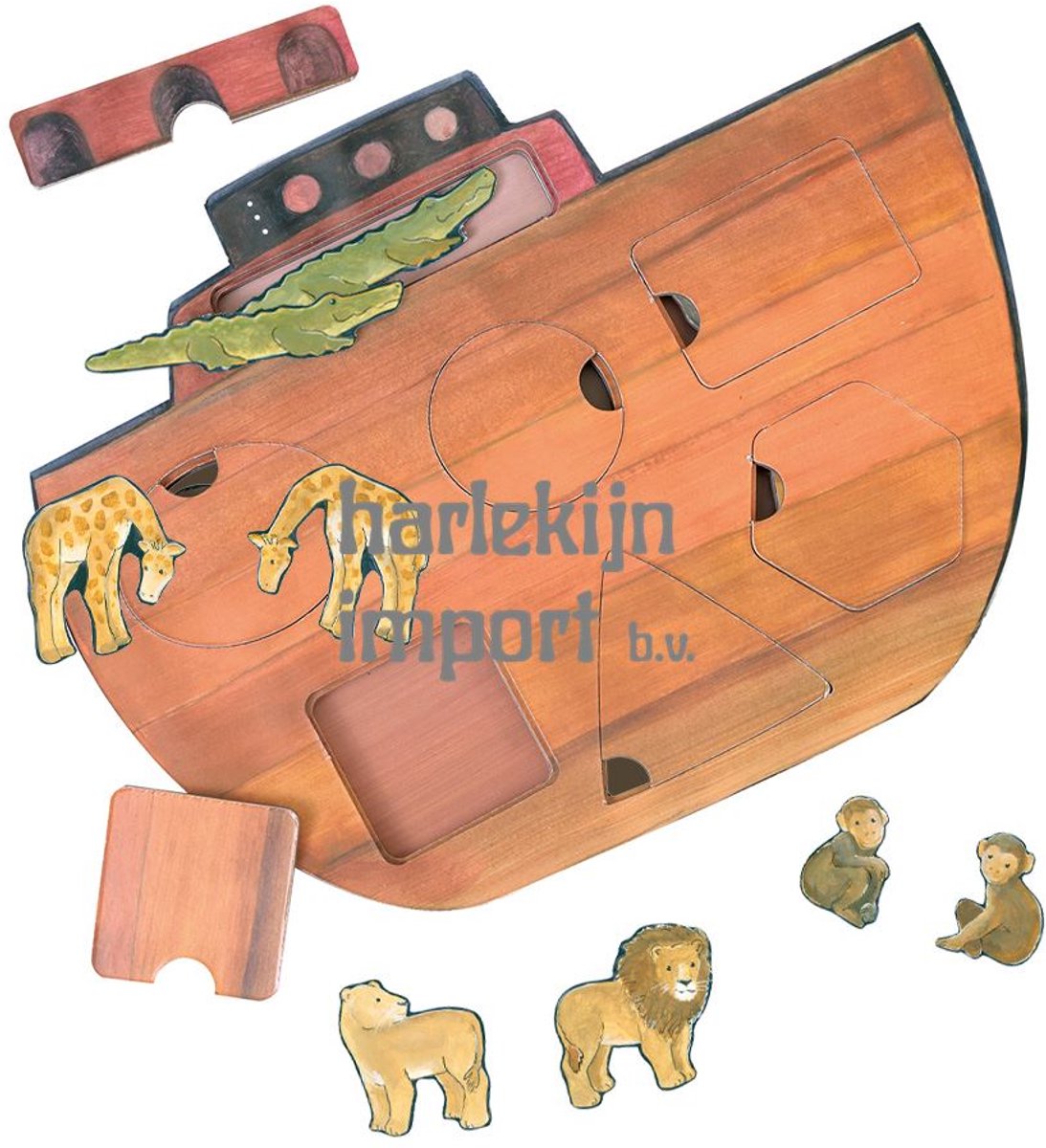 Egmont Toys puzzel karton Ark van Noah 30x20x3 cm kinderpuzzel.