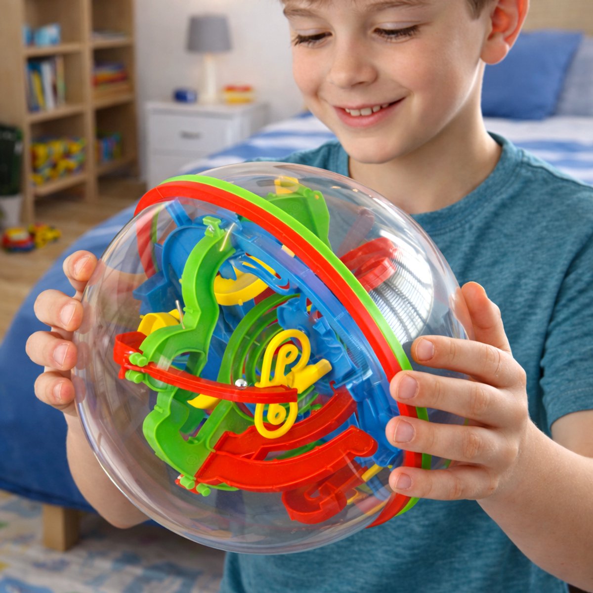 Maze Ball XL - Puzzelbal - 99 Levels - Breinbreker - 3D Doolhof Puzzel - Ø18,5 cm