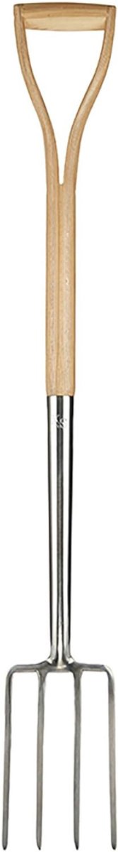 MIRA® Woelvork - Tuinwoeler - Spitvork - Groen - Houtkleur, zilver - 104cm x 14cm x 8 cm