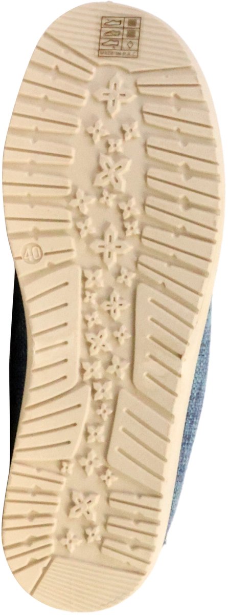 Lage mocassin met veters