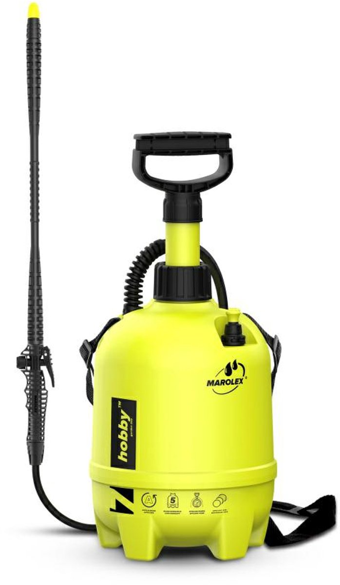 Marolex Hobby Serie - Drukspuit - 7L - Polypropyleen Lans - Chemisch Bestendig