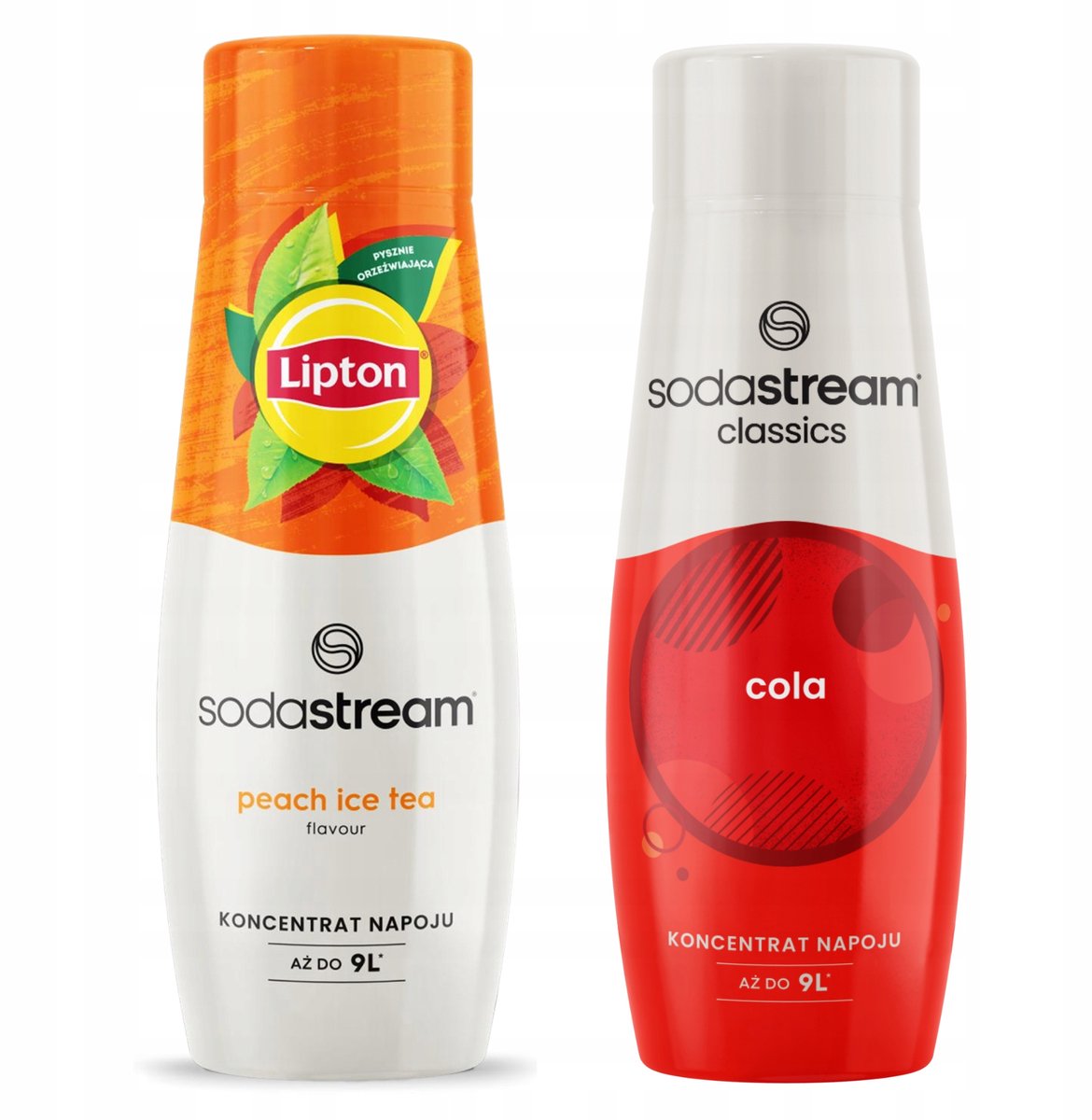 Sodastream Lipton - Ijsthee Perzik & Cola - Syroopconcentraat - 2 Stuks
