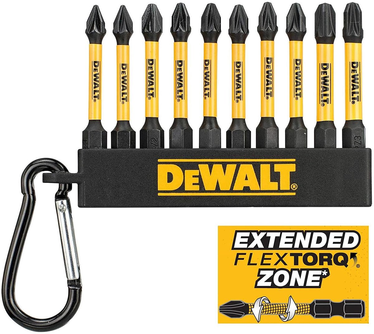 FLEXTORQ Serie - Impact Bits Set - 57mm - PZ1/PZ2/PZ3 - 10 Stuks van DeWalt — cadeau in Tuin & Klussen - foto 7