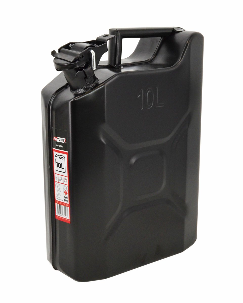 AWTOOLS - Metalen Kanister - 10L - Veilige Opslag - Stevig Handvat