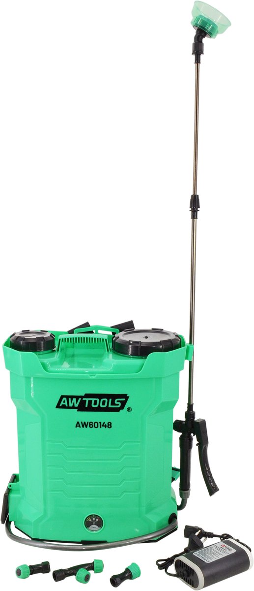 AWTools Serie - Accu Rugspuit - 12L - Telescooplans - Chemisch Bestendig