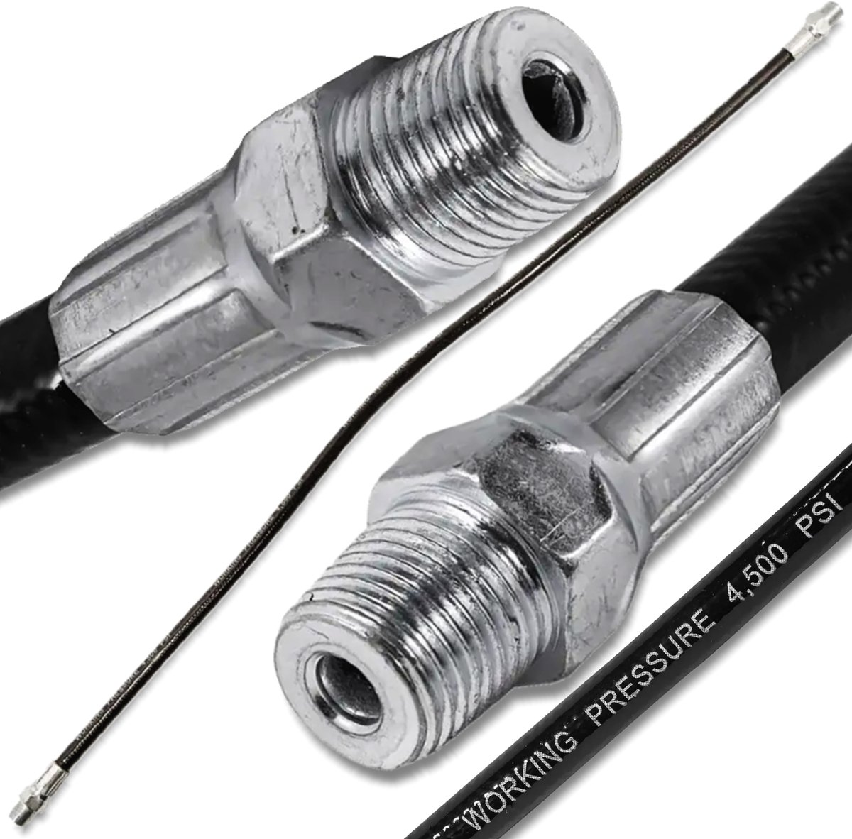 Rockforce - Elatische Smeerslang - 500mm - Technisch Polymeer