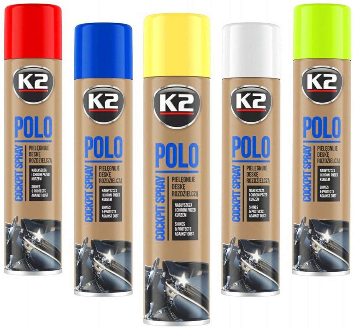 K2 Polo Cockpit - Cockpitspray - Cola Geur - 750ml