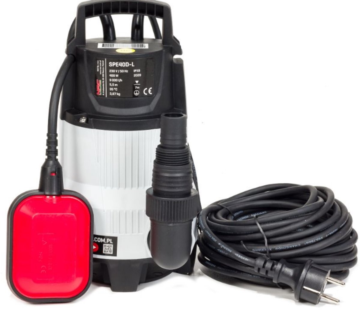 NAC SPE40D-L Serie - Dompelpomp voor Vuil Water - 400W - Robuust Ontwerp