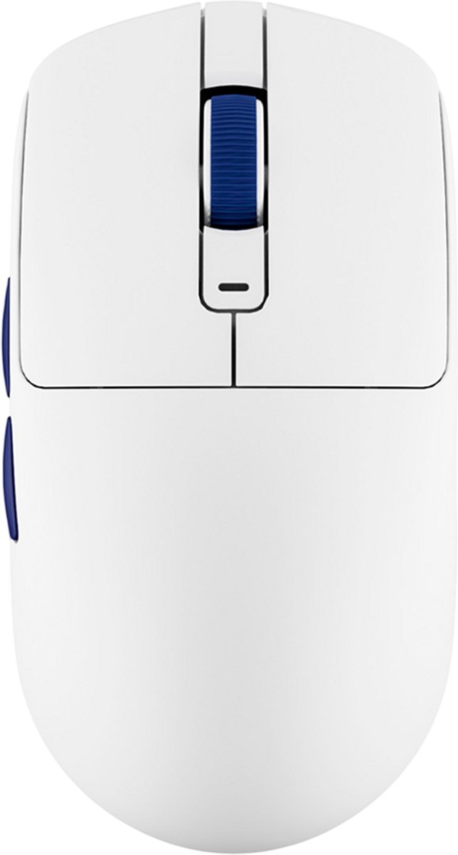 Royal Kludge M30 - Gaming Muis - Wit Blauw - Ultralicht - Hoog Prestaties - 12.000 DPI