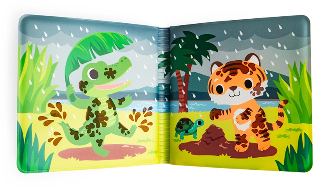 Tiger Tribe badboek jungle - interactief speelgoed voor in bad.