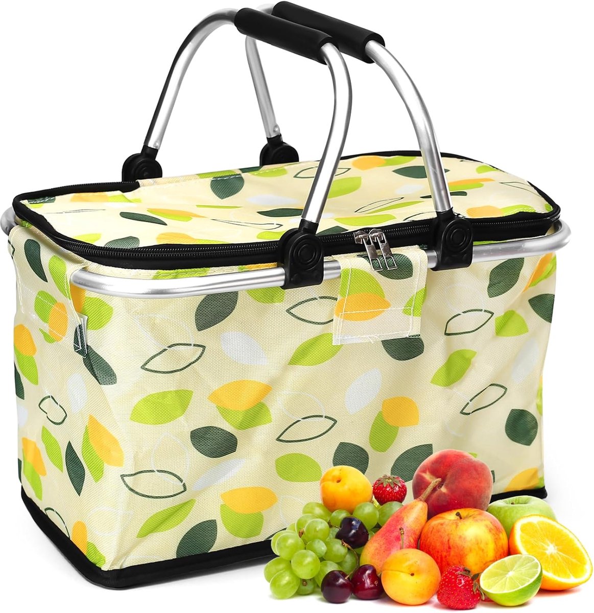 Picknicktas - Picknickmand - Lunchtas - Lunch Bag - Koeltas - Koelrugtas - Koelrugzak - Cooler Bag - Thermotas - Polyester - 20L - Donkergroen - van Imperatoris