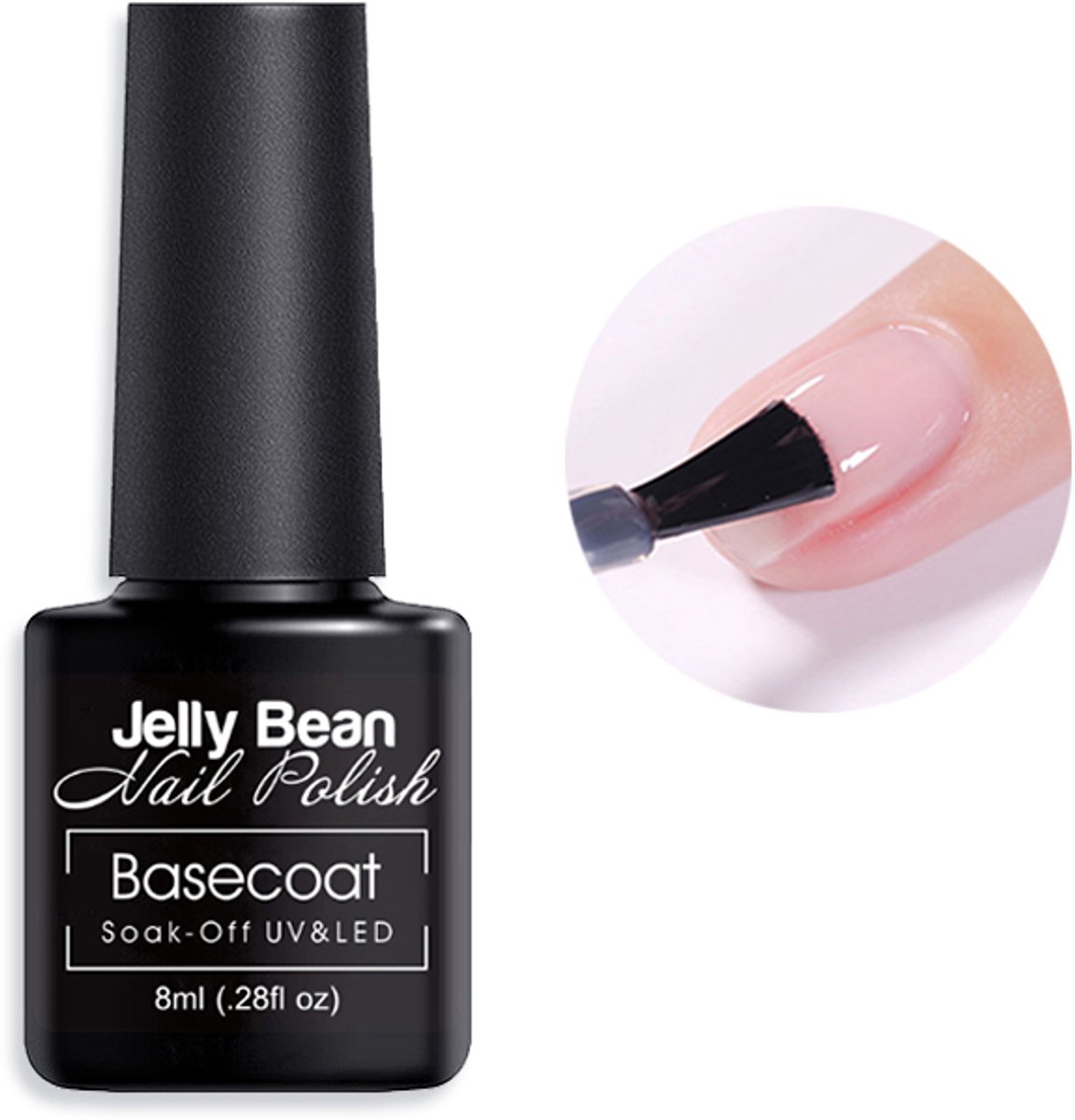 Jelly Bean Nail Polish Gel Nagellak - Gellak - Basecoat - UV Nagellak 8ml