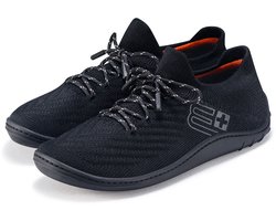 Brubeck Barefoot Schoenen Dames Zwart – Merino Wol – Lichtgewicht & Ademend – Flexibele Zool – Minimalistische Comfort Schoenen