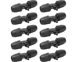 Verklein T-stukken - Bevloeiingsconnectoren - Druppelirrigatie aanleggen - 10 Stuks Set - 8/11 tot 4/7