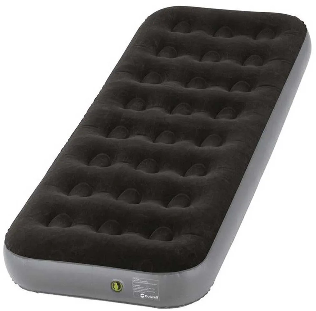 Outwell Classic Eenpersoons Luchtbed zwart/grijs - 185x70xcm