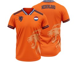 WK T-shirt “De Oranje Roar” – Nederland – unisex – oranje M