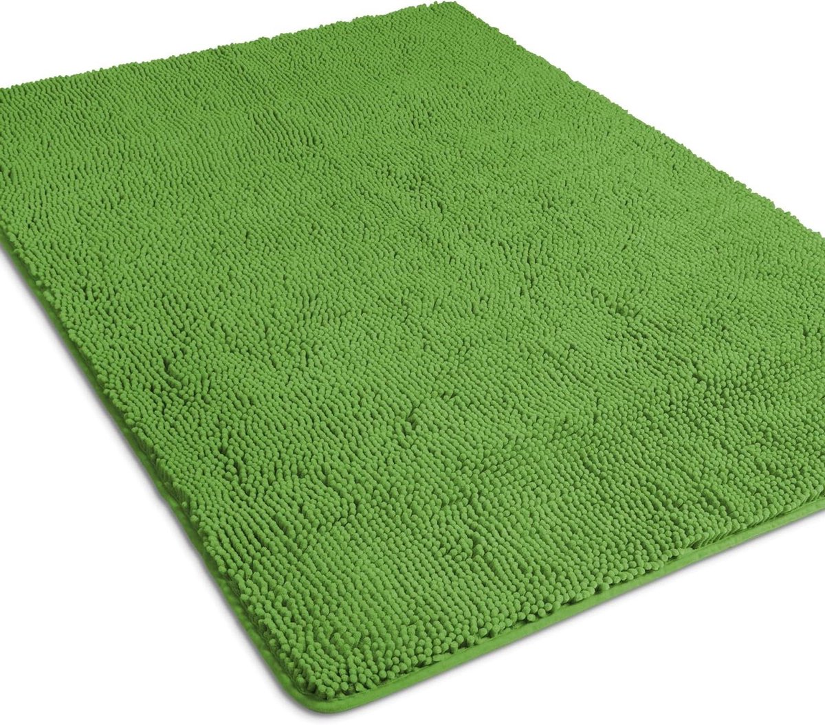 Badkamer Runner - Badmat Vloerkleed - Vocht Absorberen - Super Zacht Chenille - 106 x 152 cm - Groen