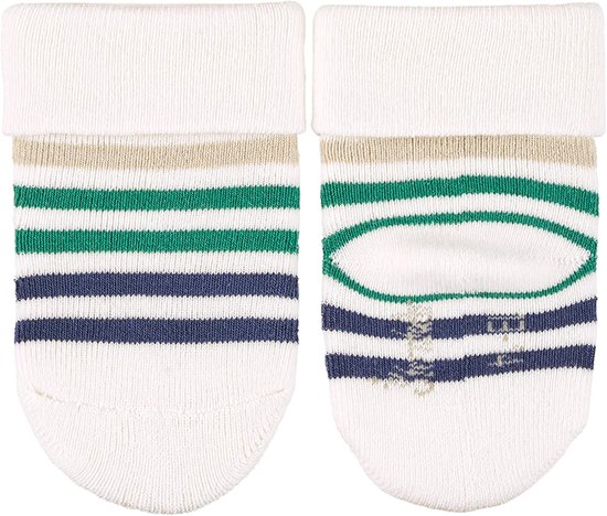 Babysokken 3-pack - Kindersokken baby - Comfortabel dragen - Volledig pluche - 3 stuks - Uni+ringel — afbeelding 3