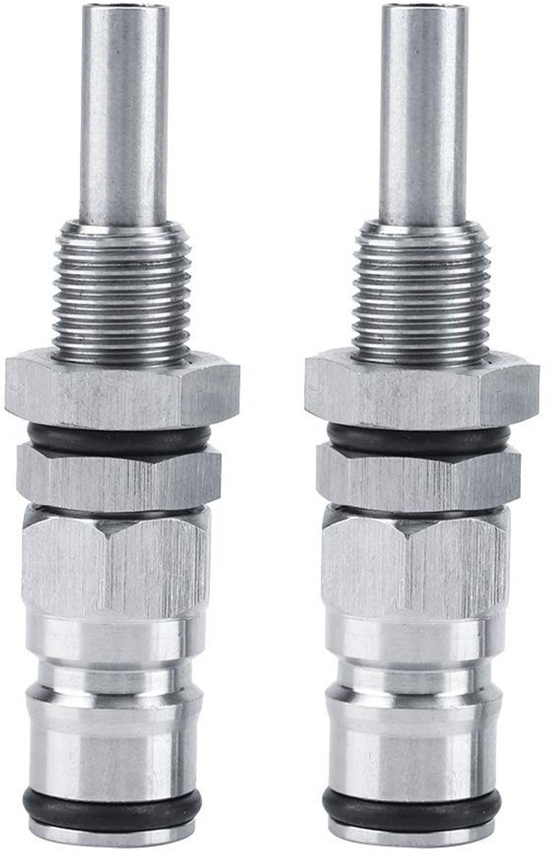 aladdien - Quick Coupling - Keg Connector - Robuust en Duurzaam - 2 Stuks - Ball Lock Systeem - Geschikt voor Thuisbrouwers - Staal
