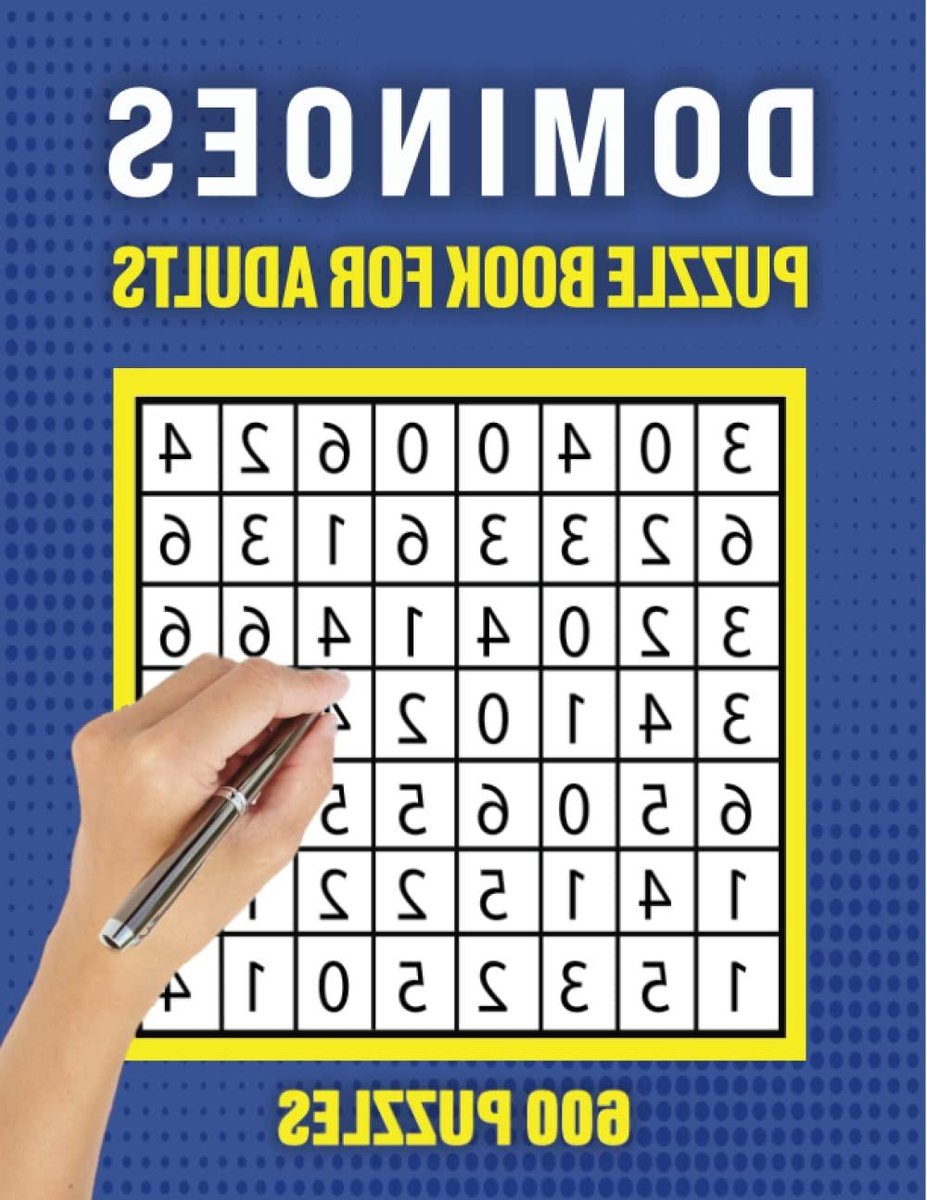 Dominos Puzzelboek - Logische Spelletjes - Hersenen Trainen - 600 Unieke Puzzels - 8.5x11 inch - Multicolor